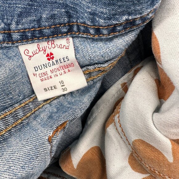 Lucky Brand Dungarees USA Size 10 Women's Boot Cut Jeans 31'' Inseam 100 Cotton - Picture 11 of 12